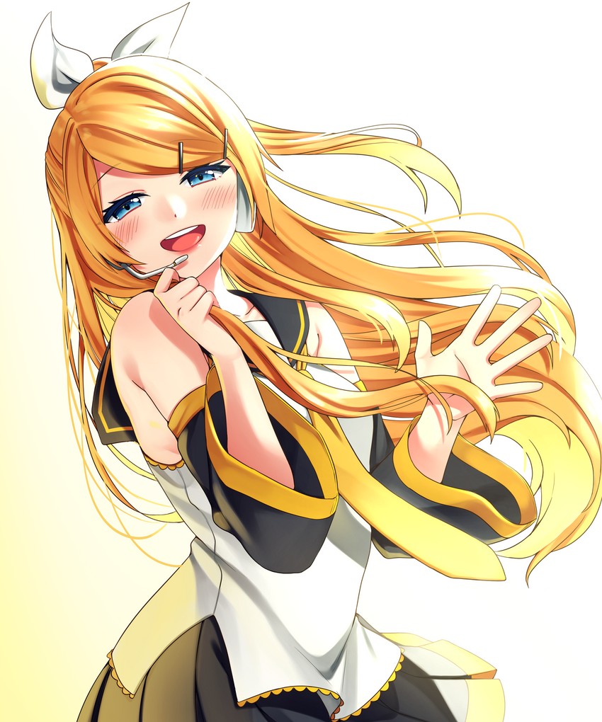 kagamine rin (vocaloid and 2 more) drawn by inu8neko