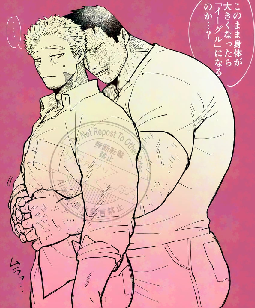 endeavor and hawks (boku no hero academia) drawn by qmtv7