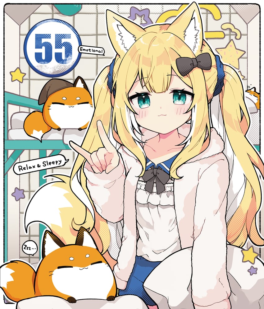 fuwafuwa-chan (original and 1 more) drawn by kamiyoshi_rika