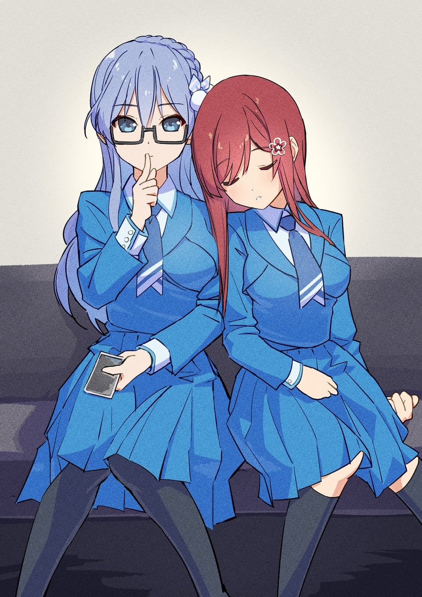 maruyama akane and sato reika (22/7) drawn by furumoto