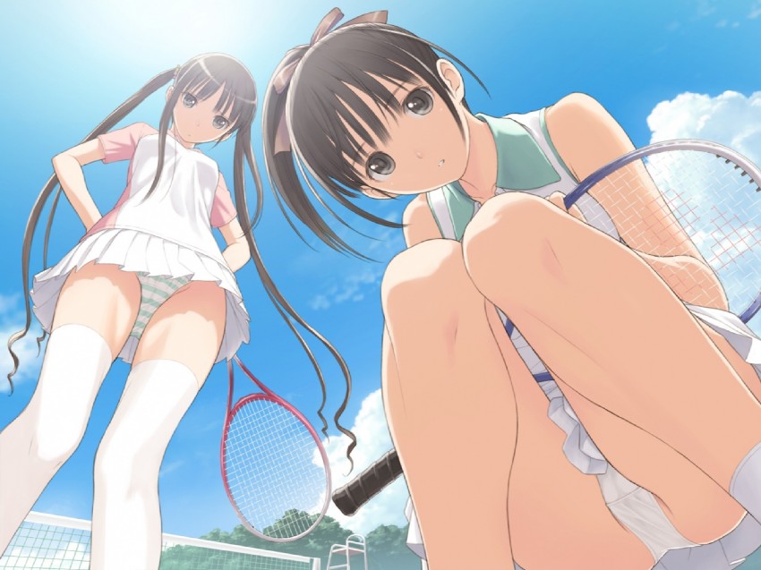 sugiyama mio and saeki ai (fault!!) drawn by tony_taka