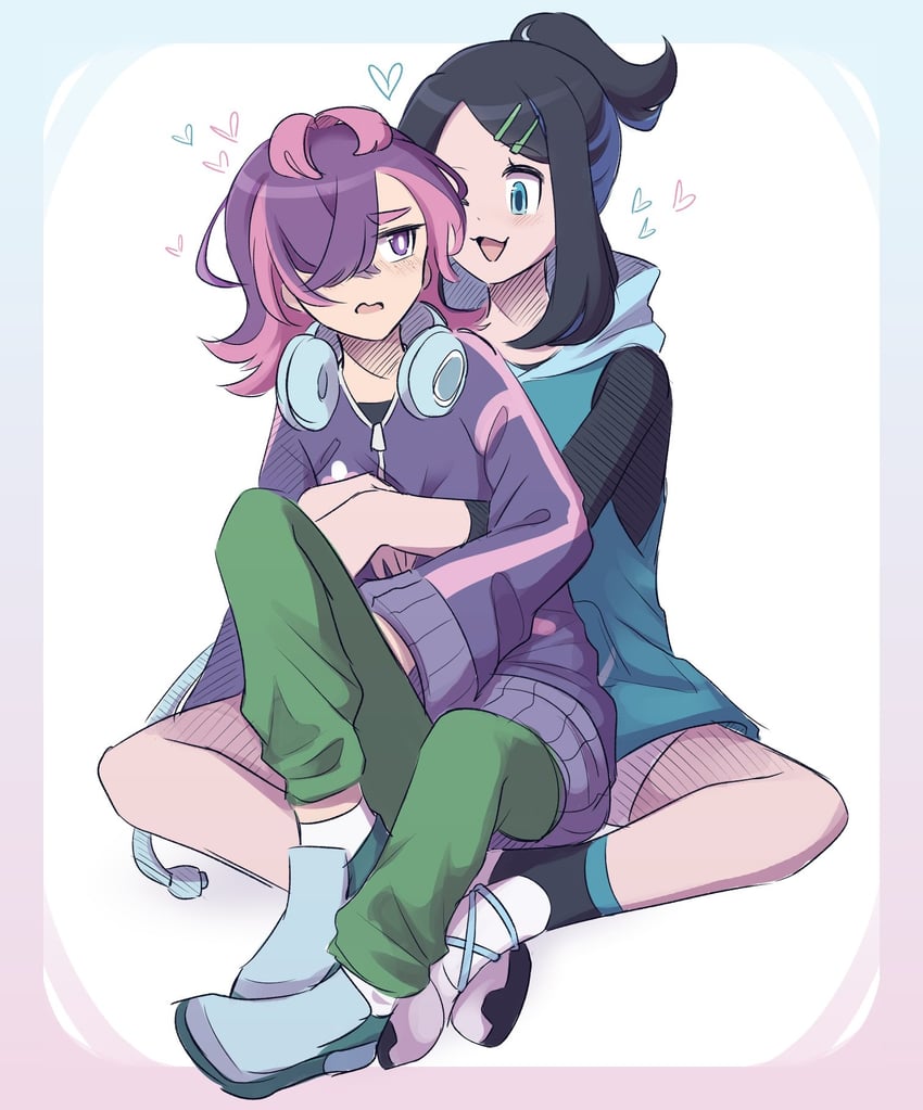 liko and dot (pokemon and 1 more) drawn by terashards