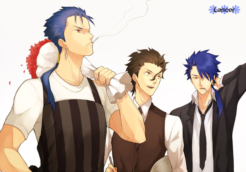 diarmuid ua duibhne and cu chulainn (fate and 3 more) drawn by nakahara_(mu_tation)
