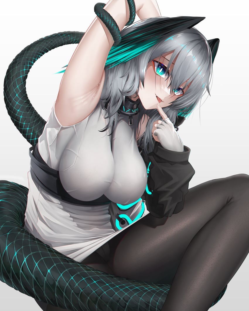 ho'olheyak (arknights) drawn by kafu_(kafu6416)