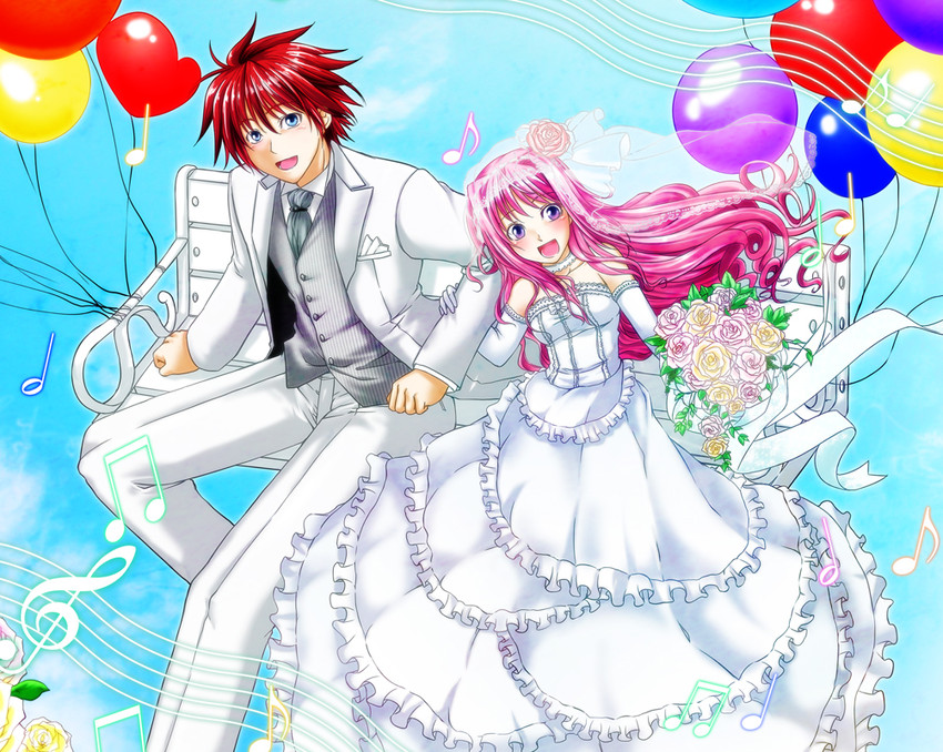 caro ru lushe and erio mondial (lyrical nanoha and 1 more) drawn by hagane_soushi