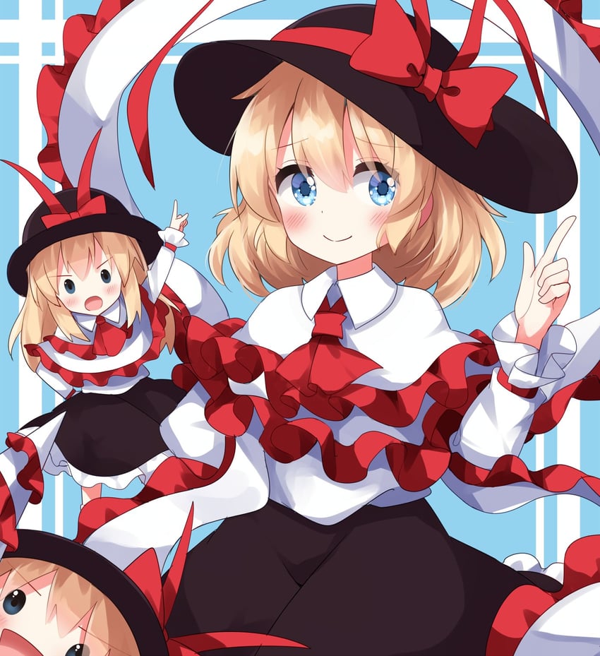 alice margatroid, shanghai doll, and nagae iku (touhou) drawn by ruu_(tksymkw)