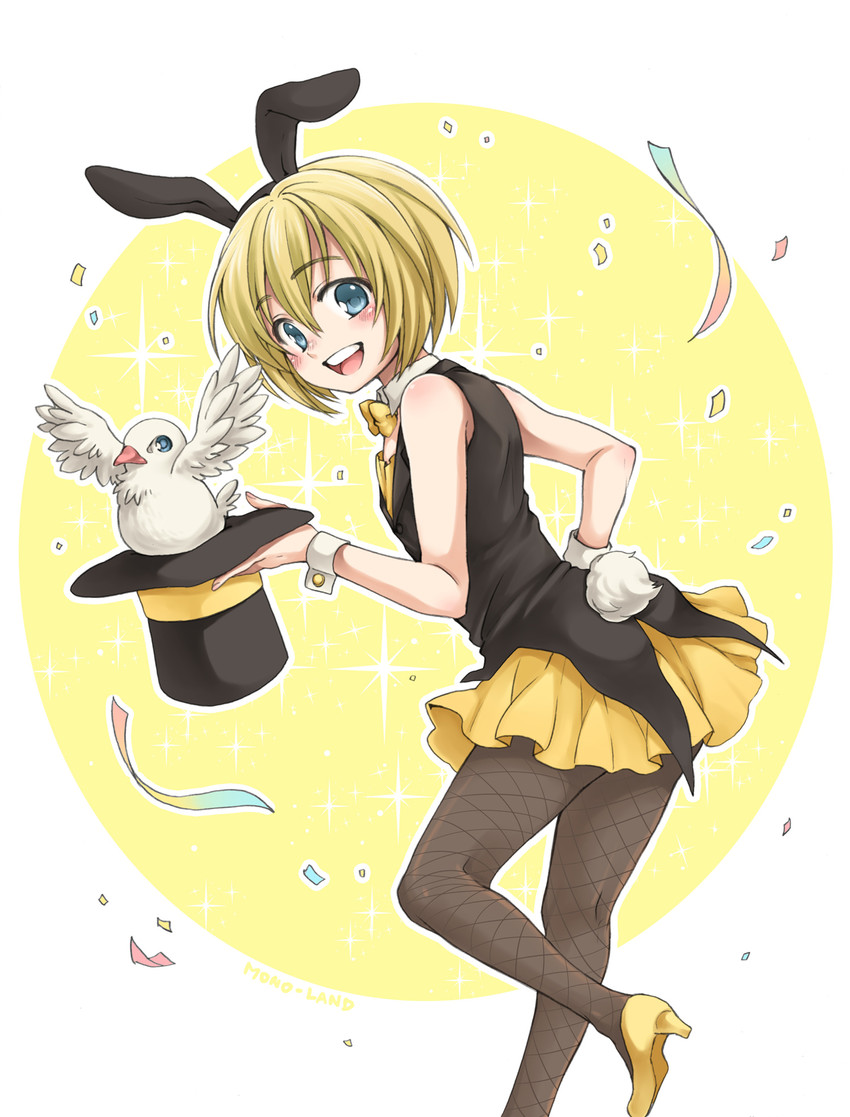 armin arlert and usamin (shingeki no kyojin) drawn by mono_land