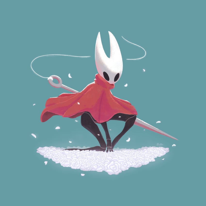 hornet (hollow knight and 1 more) drawn by blabuffet