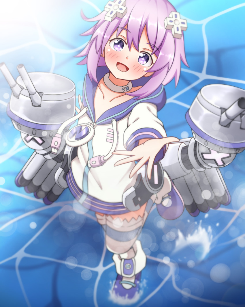 neptune (azur lane and 1 more) drawn by silver_light