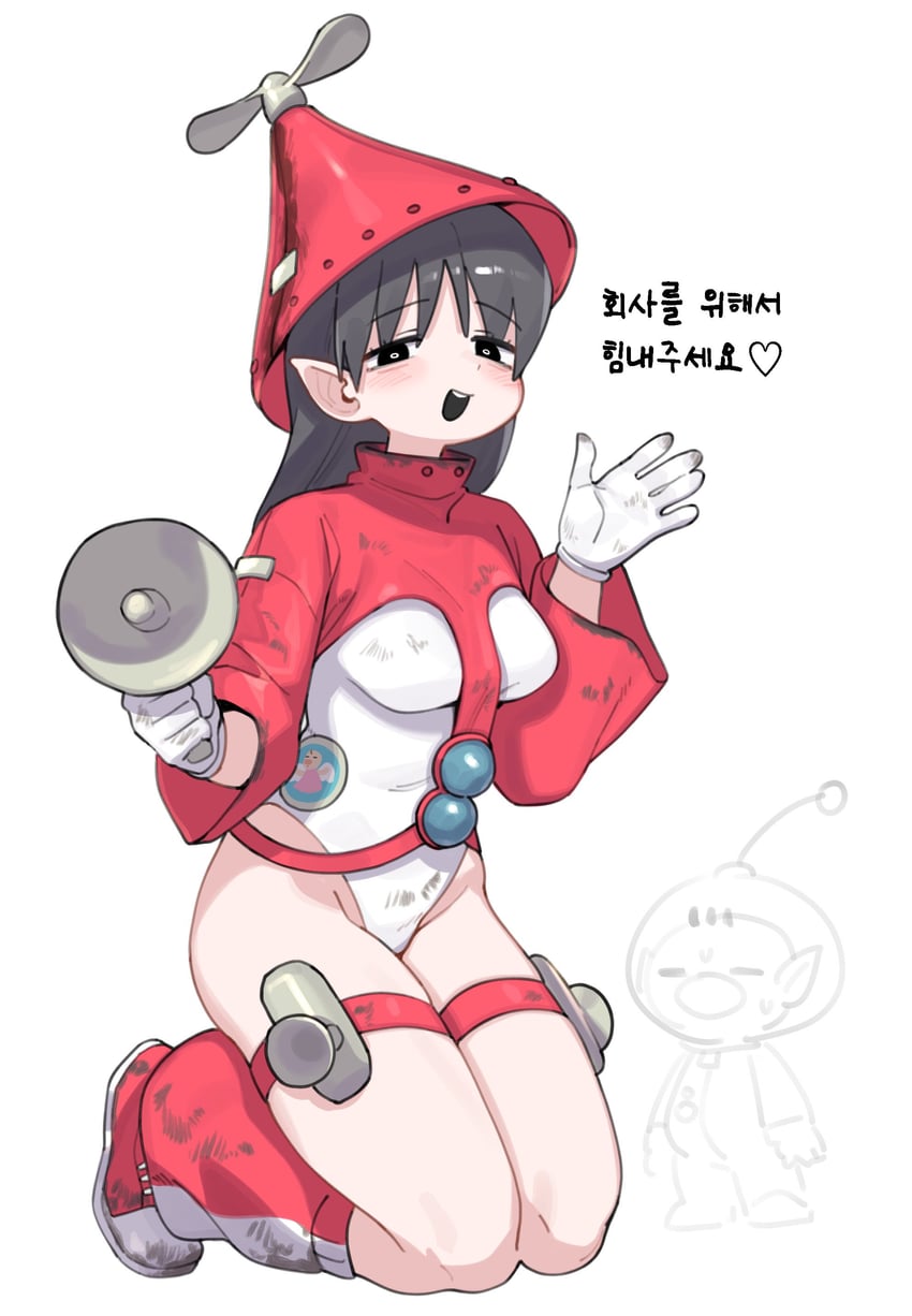 olimar and hocotate freight steam ship (pikmin and 1 more) drawn by hufy