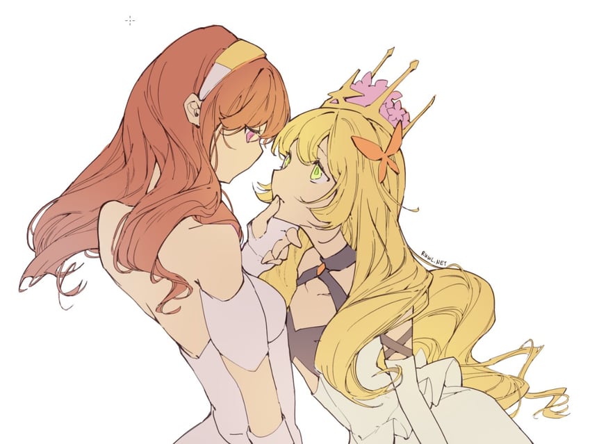 celica and celine (fire emblem and 2 more) drawn by ramblingrhubarb