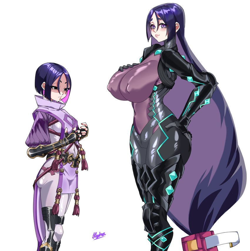 minamoto no raikou and ushi gozen (fate and 2 more) drawn by hydra_(kuzuryuu9)