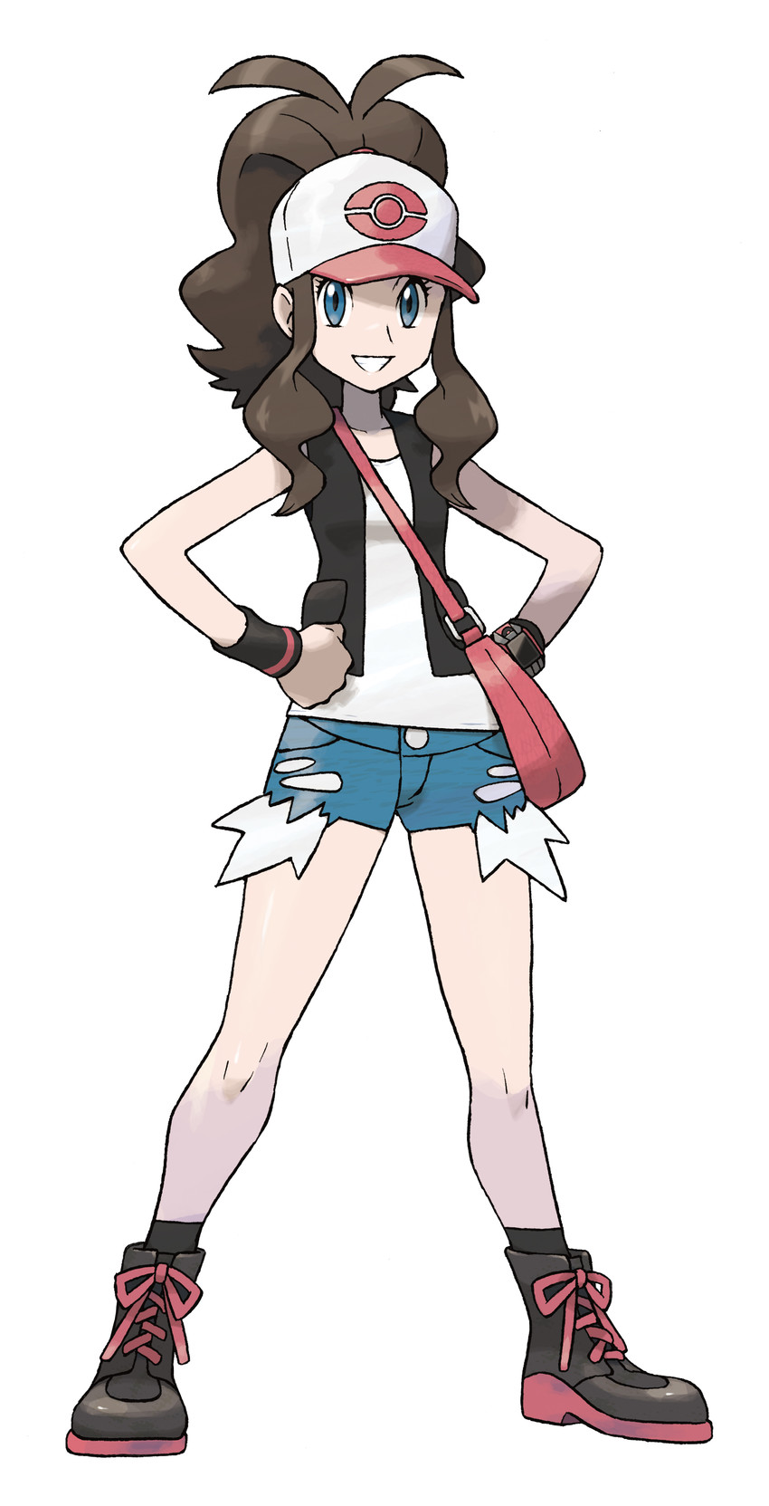 hilda (pokemon and 1 more) drawn by sugimori_ken