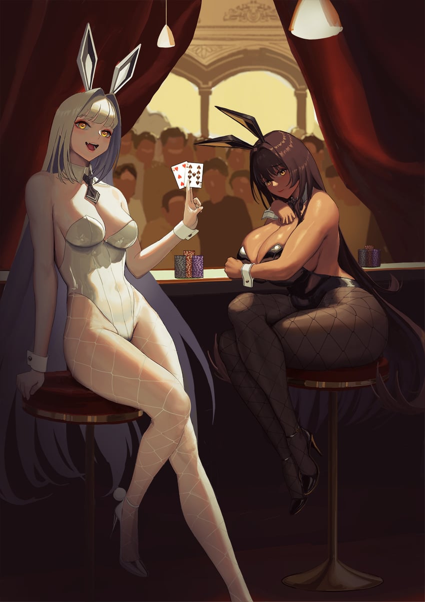 noir and blanc (goddess of victory: nikke) drawn by twoteeth