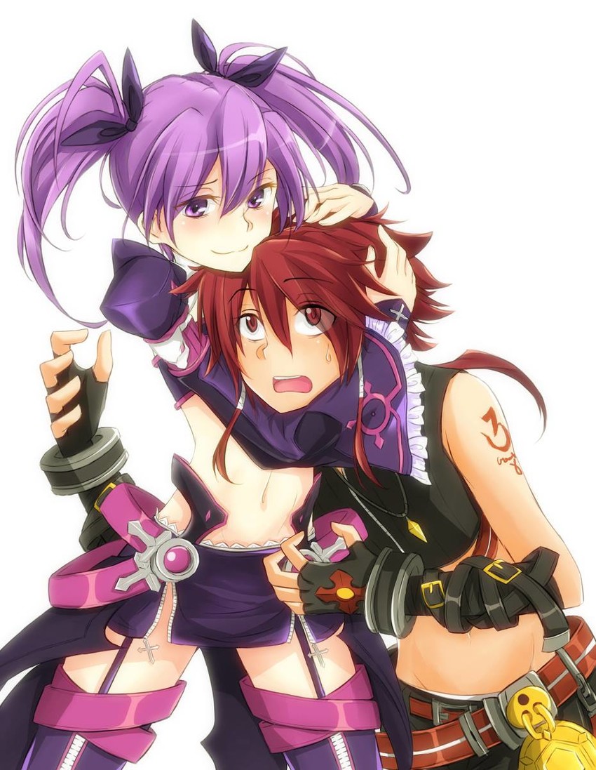 aisha landar, elsword, void princess, and rune slayer (elsword) drawn by moyashi_(rina)