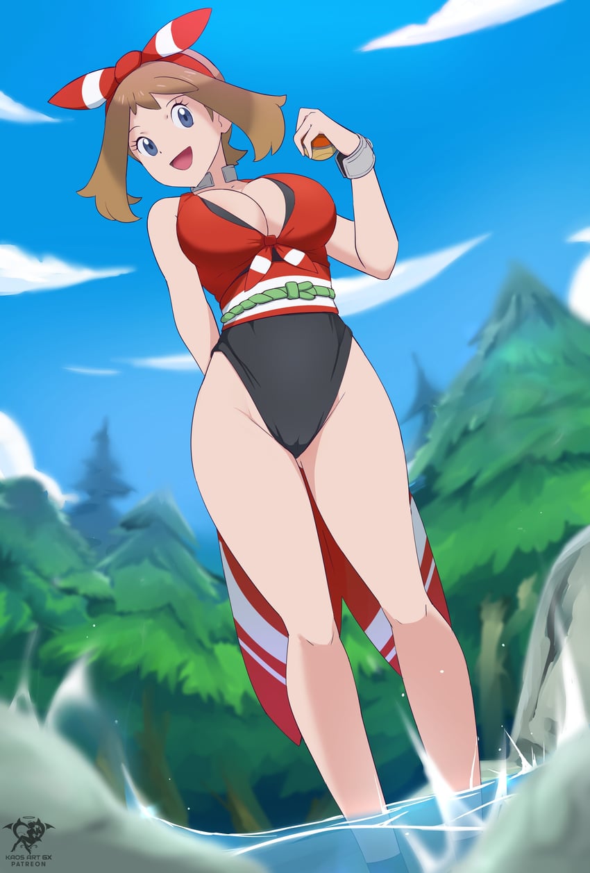 may and irida (pokemon and 2 more) drawn by kaos_art