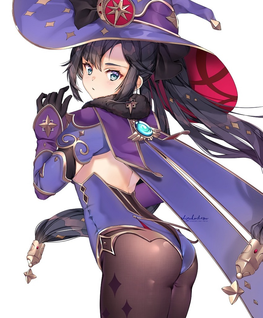 mona (genshin impact) drawn by shizukodesu