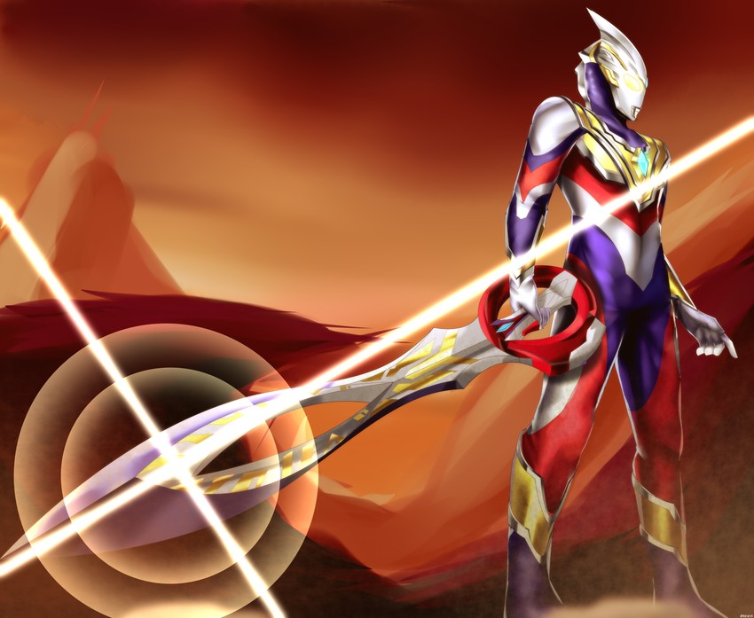 ultraman trigger (ultra series and 1 more) drawn by reiei_8