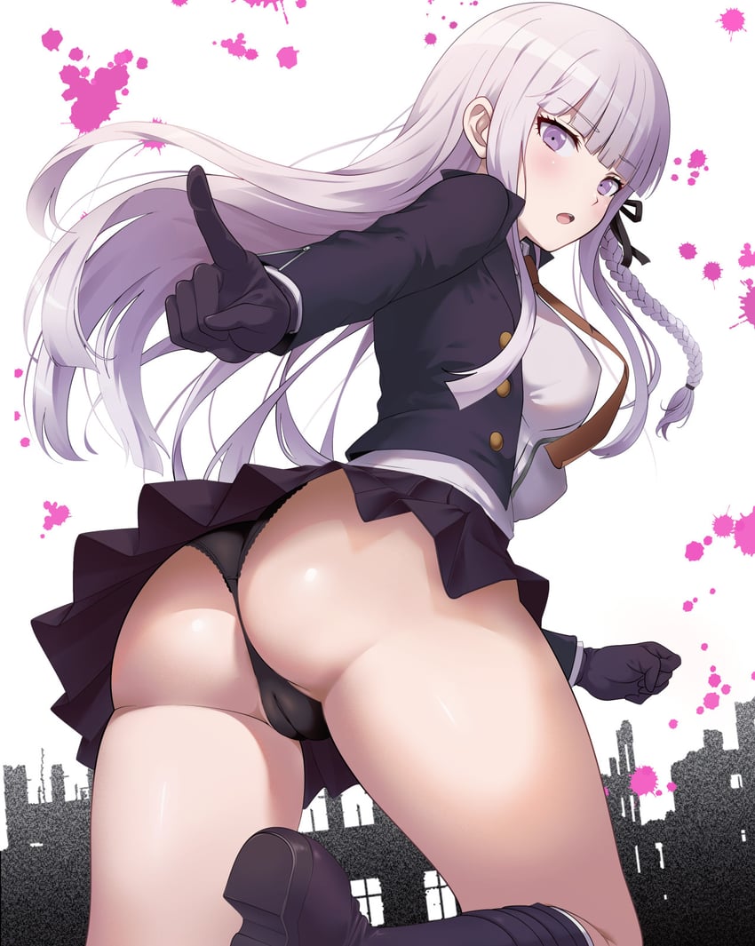 kirigiri kyoko (danganronpa and 1 more) drawn by nanikairu