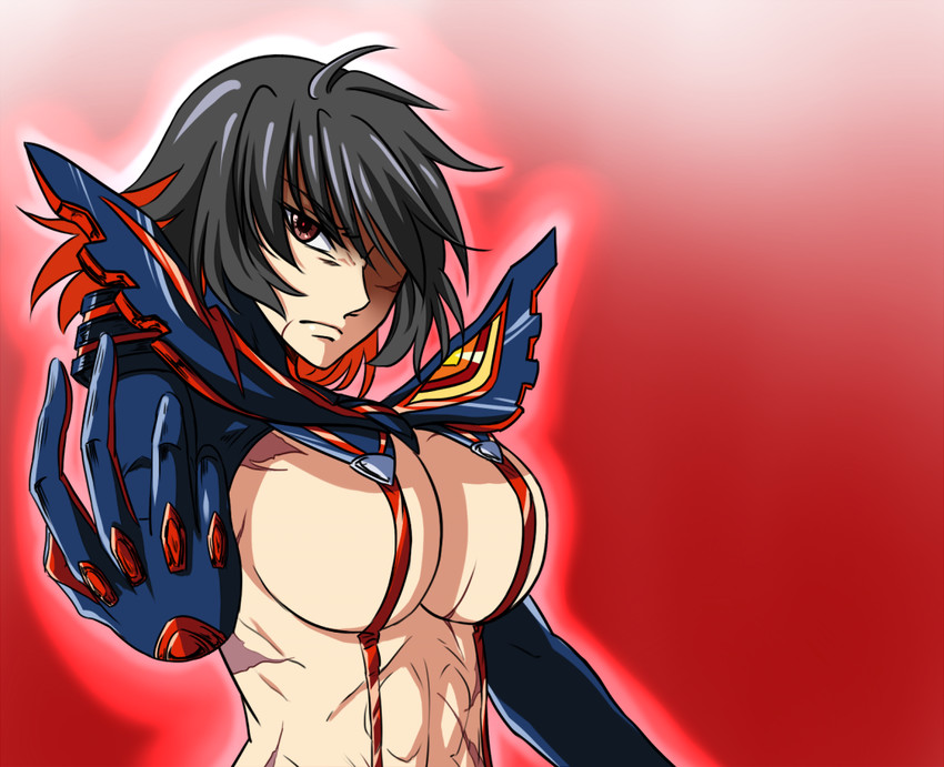 matoi ryuuko, senketsu, and sendai hakurei no miko (original and 3 more) drawn by samuimu