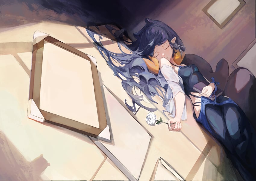 ninomae ina'nis (hololive and 1 more) drawn by maskcat