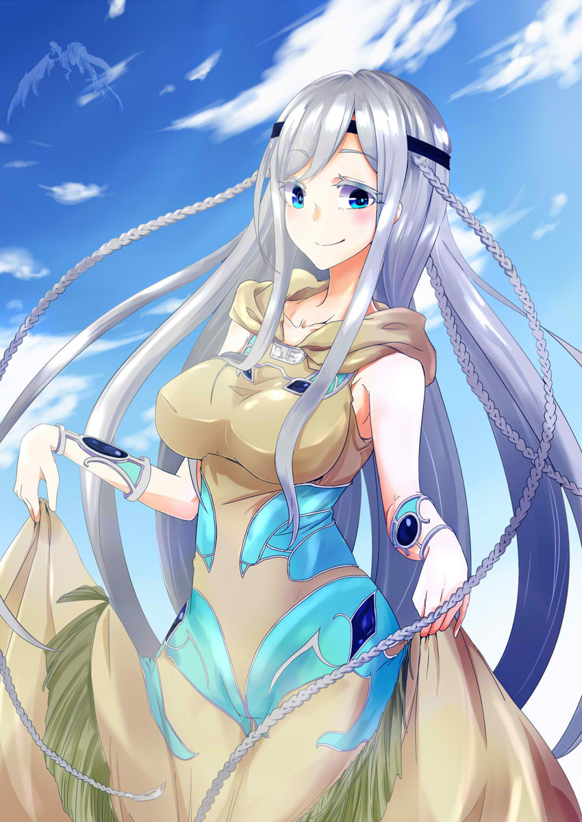 blue-eyes white dragon and maiden with eyes of blue (yu-gi-oh! and 1 more) drawn by mizuichi