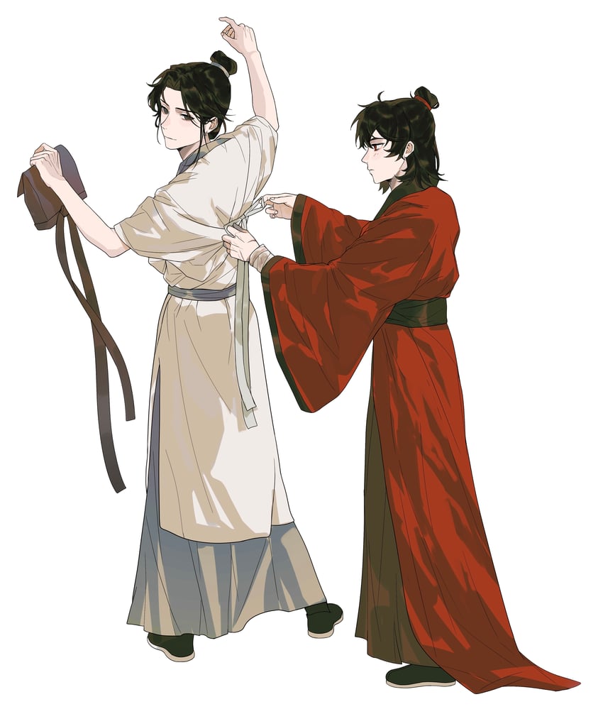 li huowang and zhuge yuan (dao gui yi xian) drawn by benkebuhui