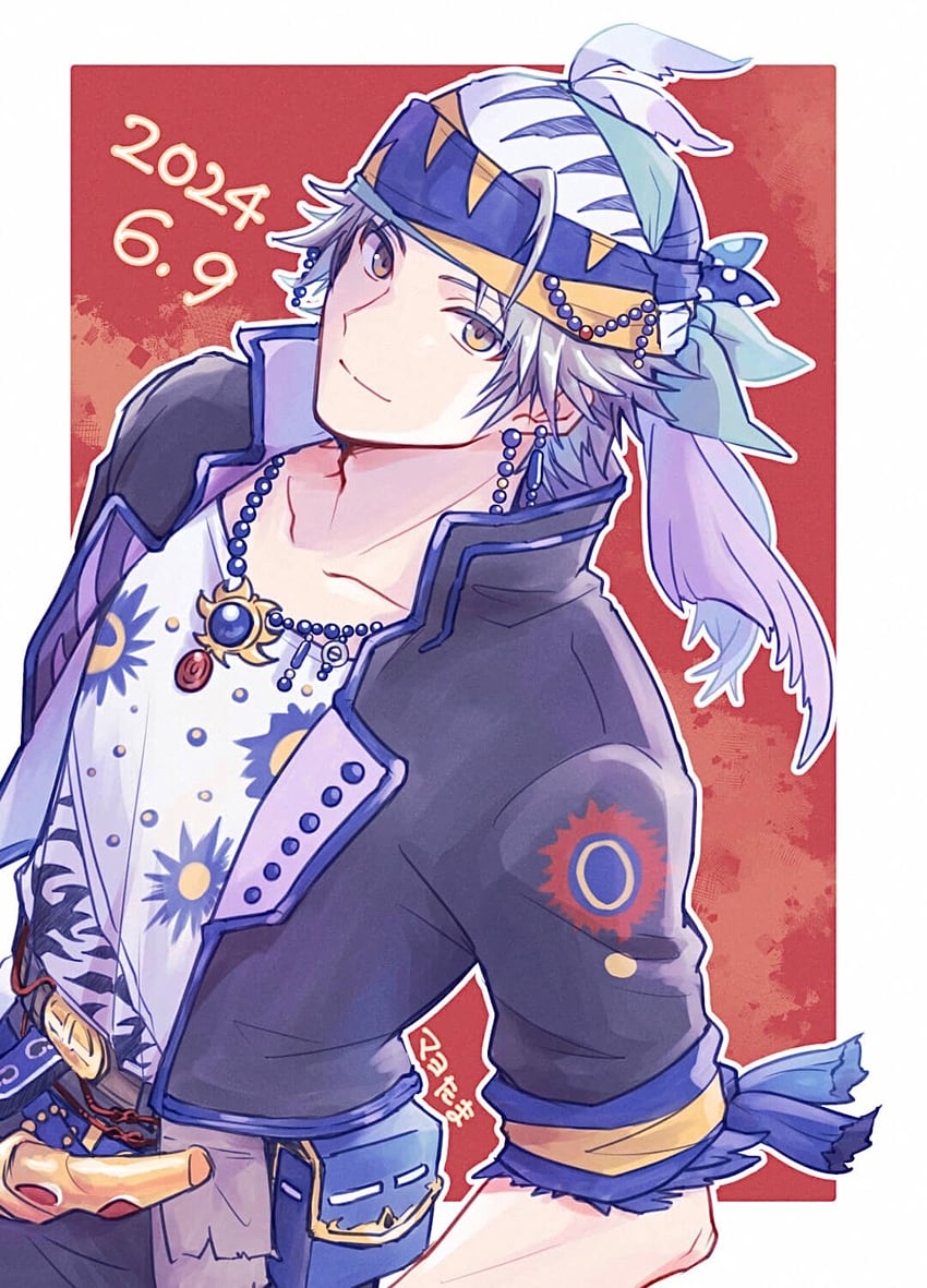 locke cole (final fantasy and 1 more) drawn by pan_ff6