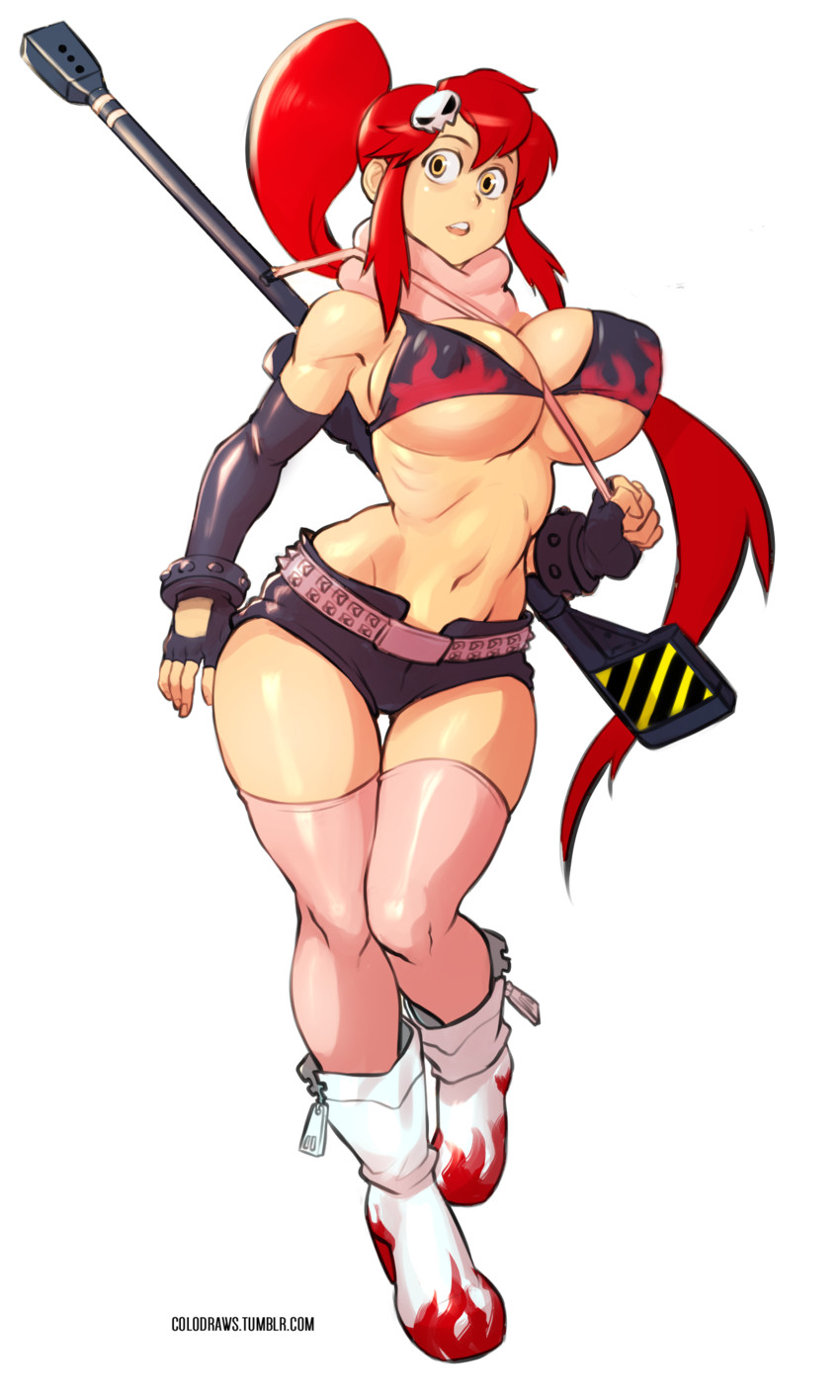 yoko littner (tengen toppa gurren lagann) drawn by colo_(nagrolaz)