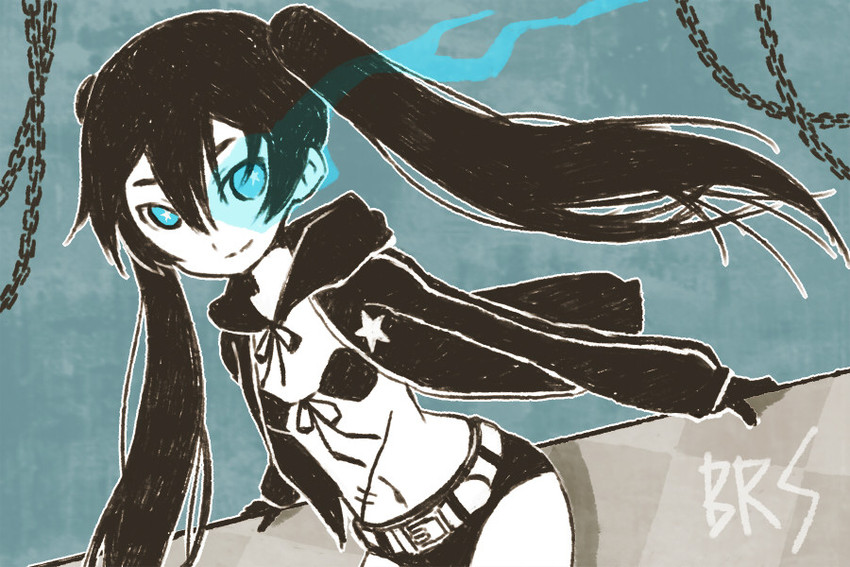 black rock shooter (black rock shooter) drawn by kirari_chito