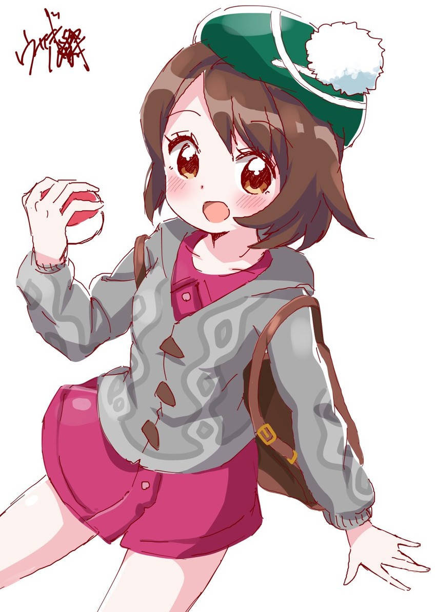 gloria (pokemon and 1 more) drawn by usagi_koushaku