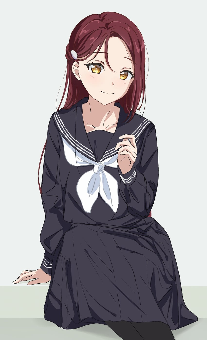 sakurauchi riko (love live! and 1 more) drawn by tsmkn26