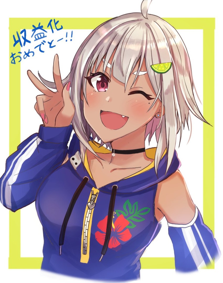 hayama marin (nijisanji) drawn by okutomi_fumi