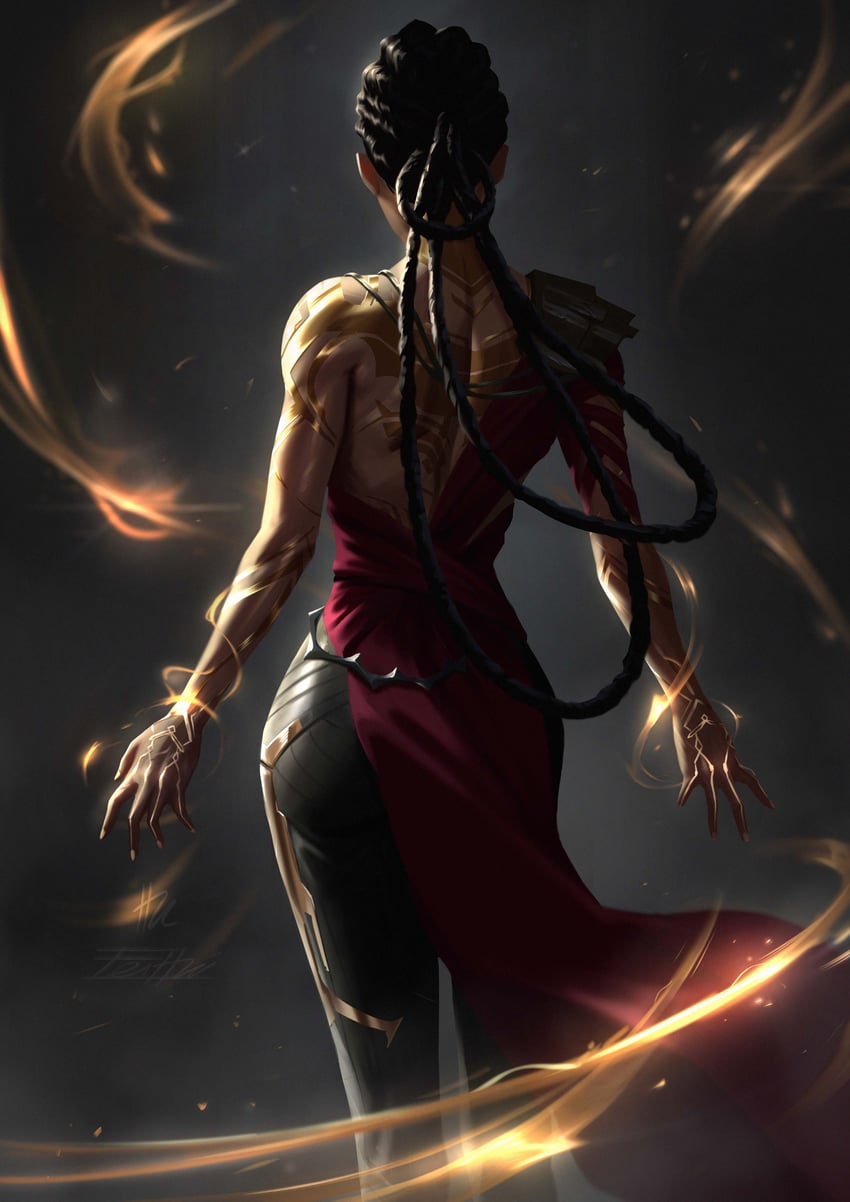mel medarda (league of legends and 1 more) drawn by fei_hai