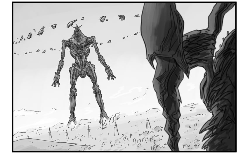 psycho gundam and zearth (gundam and 2 more) drawn by niiyan