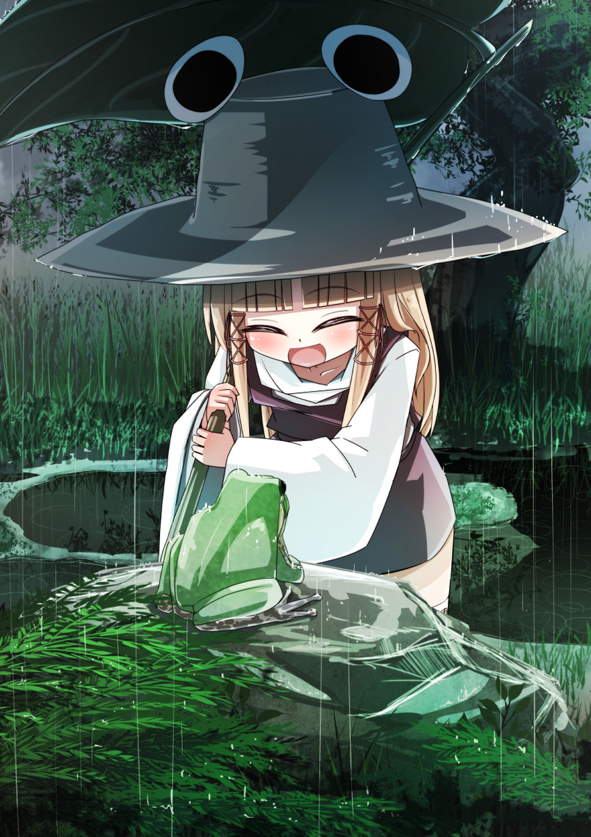 moriya suwako (touhou) drawn by mankun