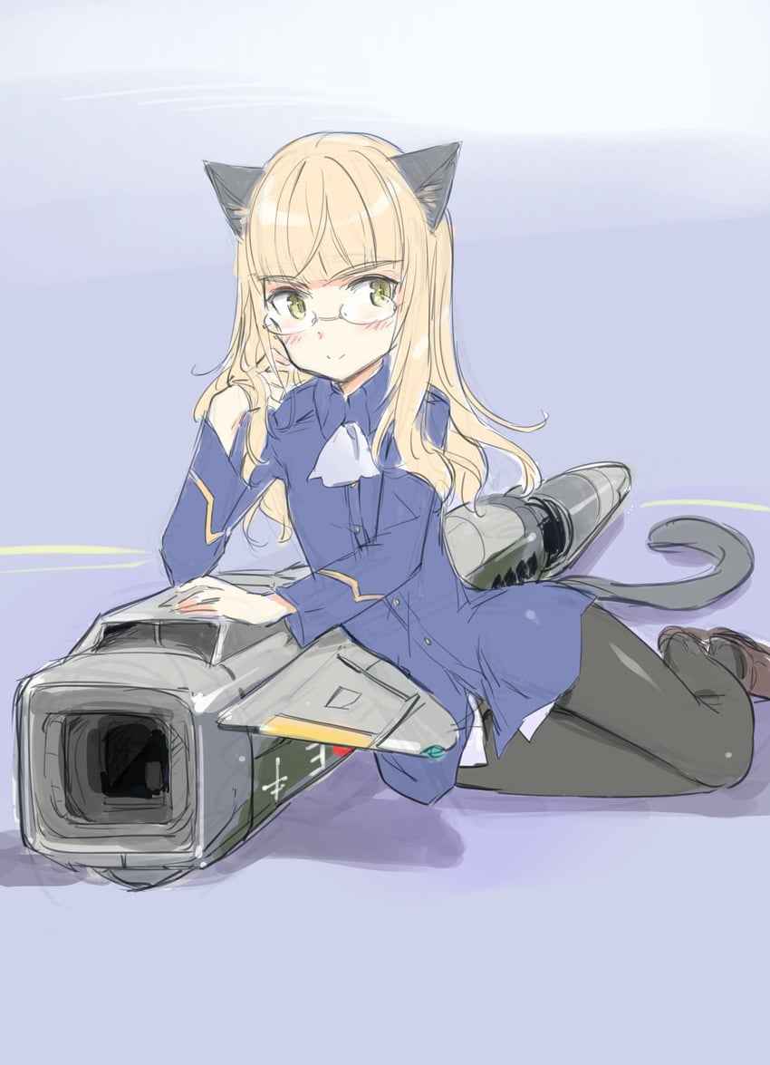 perrine h. clostermann (world witches series and 1 more) drawn by aohashi_ame