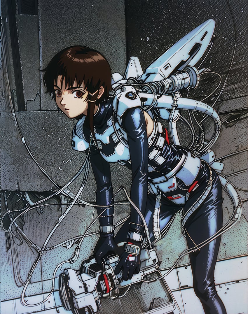 iwakura lain and cibo (serial experiments lain and 1 more)