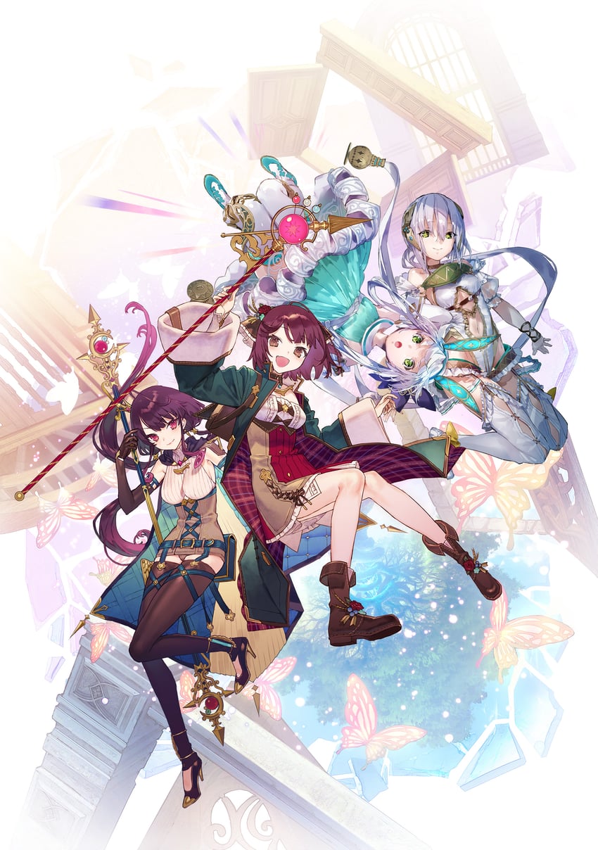 sophie neuenmuller, plachta, and ramizel erlenmeyer (atelier and 1 more) drawn by noco_(adamas) and yuugen