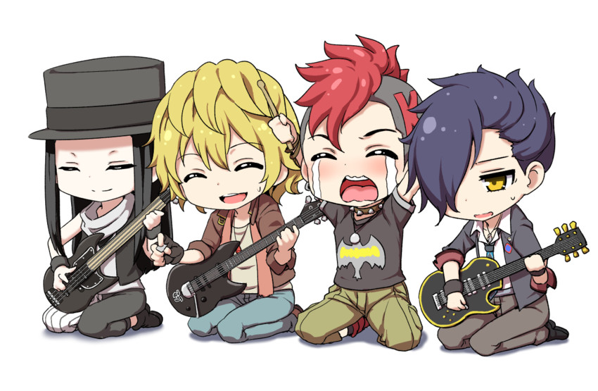 suzukawa naoto, shurato, king, and hiro (aikatsu!) drawn by clearite