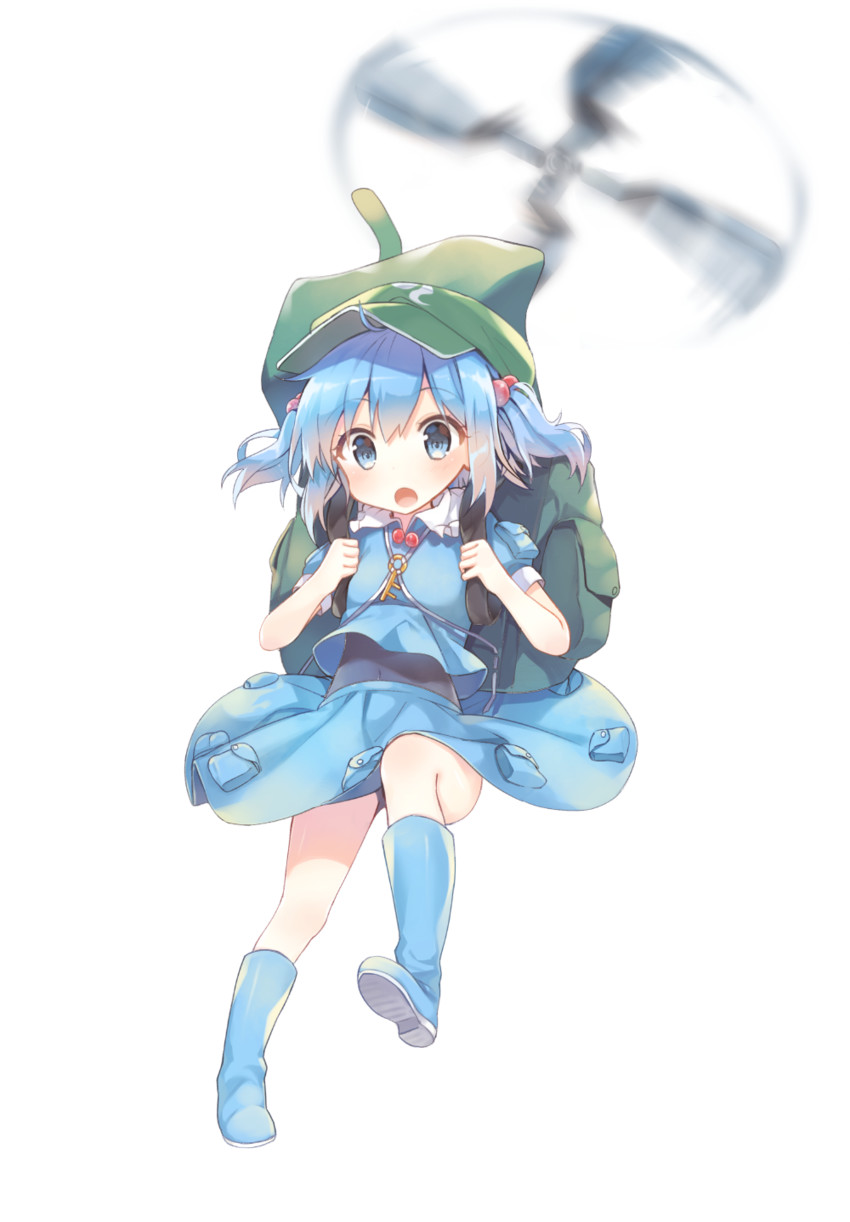 kawashiro nitori (touhou and 1 more) drawn by shnva