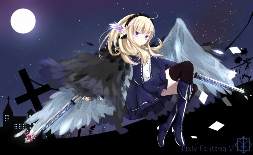 pixiv fantasia and 1 more drawn by hiragi_rin