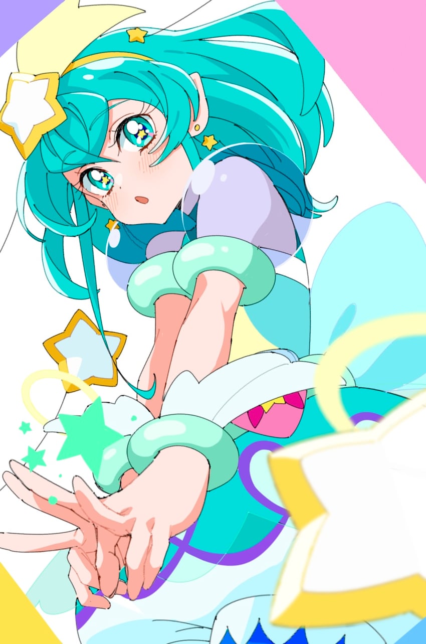 hagoromo lala and cure milky (precure and 1 more) drawn by shirako_love