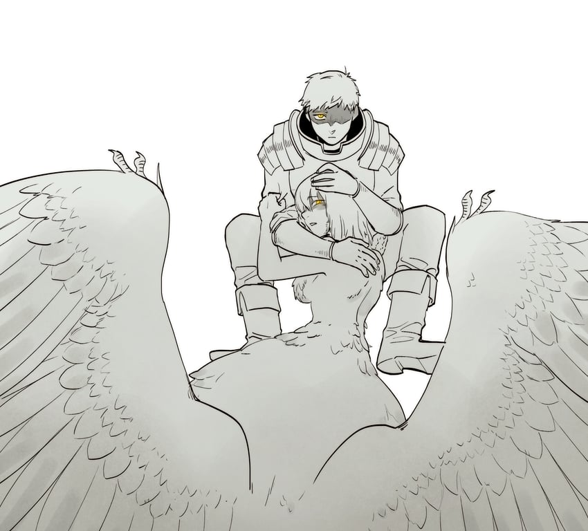 falin touden and laios touden (dungeon meshi) drawn by m15001396003