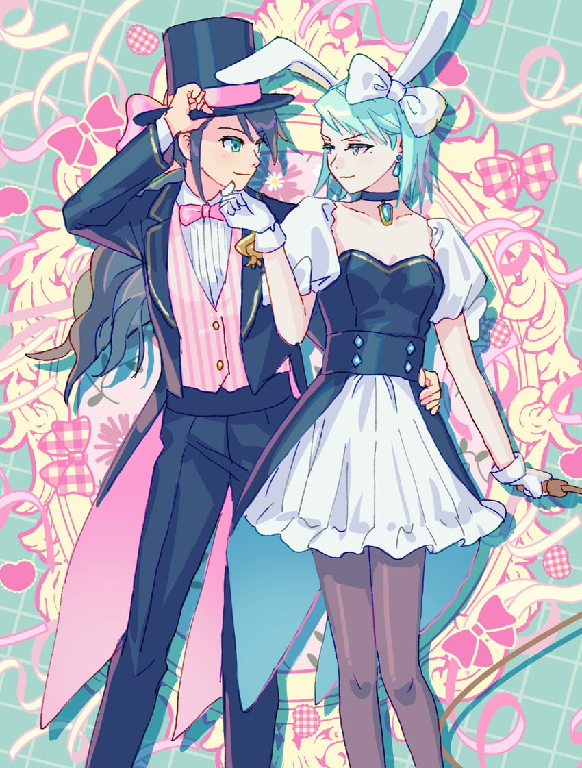 franziska von karma and kay faraday (ace attorney and 1 more) drawn by oshaberi_usagi