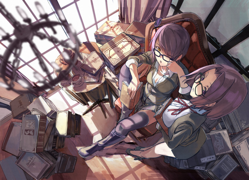 tenryuu and tatsuta (kantai collection) drawn by fujita_(condor)