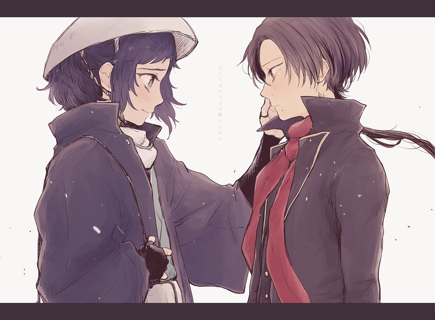 kashuu kiyomitsu and yamato-no-kami yasusada (touken ranbu and 1 more) drawn by shigeru