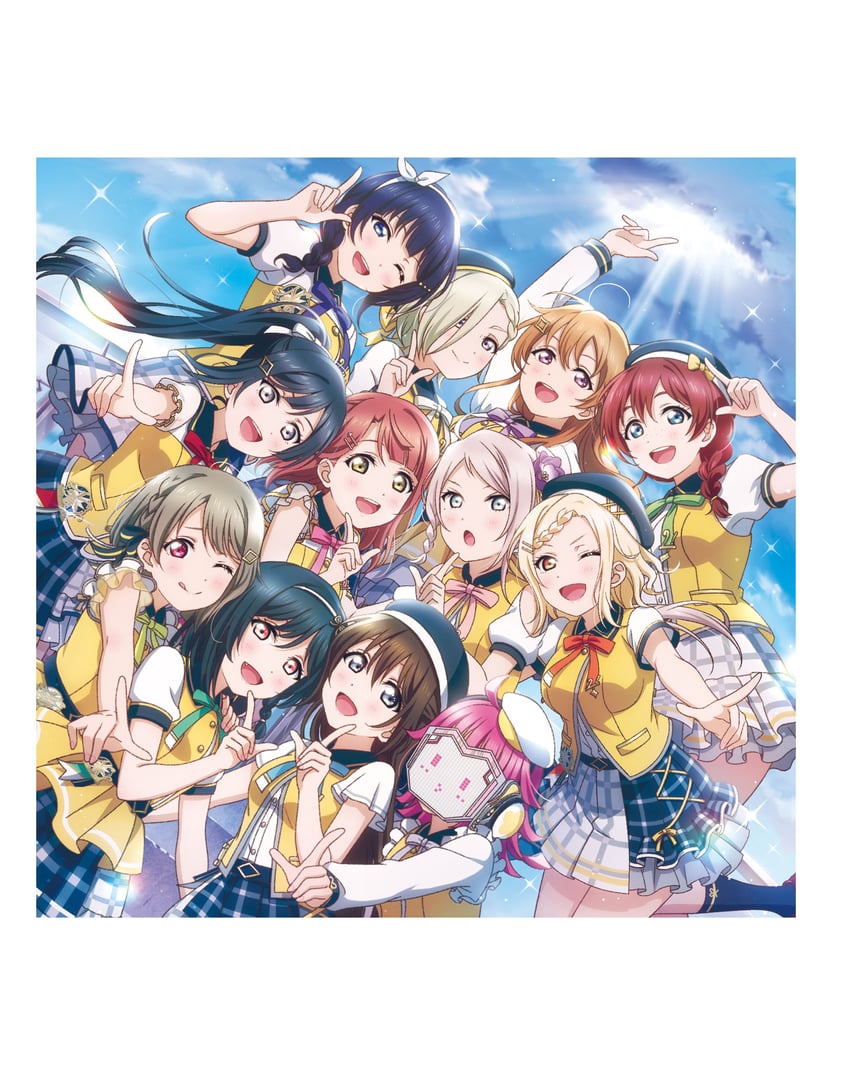 yuki setsuna, uehara ayumu, osaka shizuku, tennoji rina, nakasu kasumi, and 7 more (love live! and 1 more)