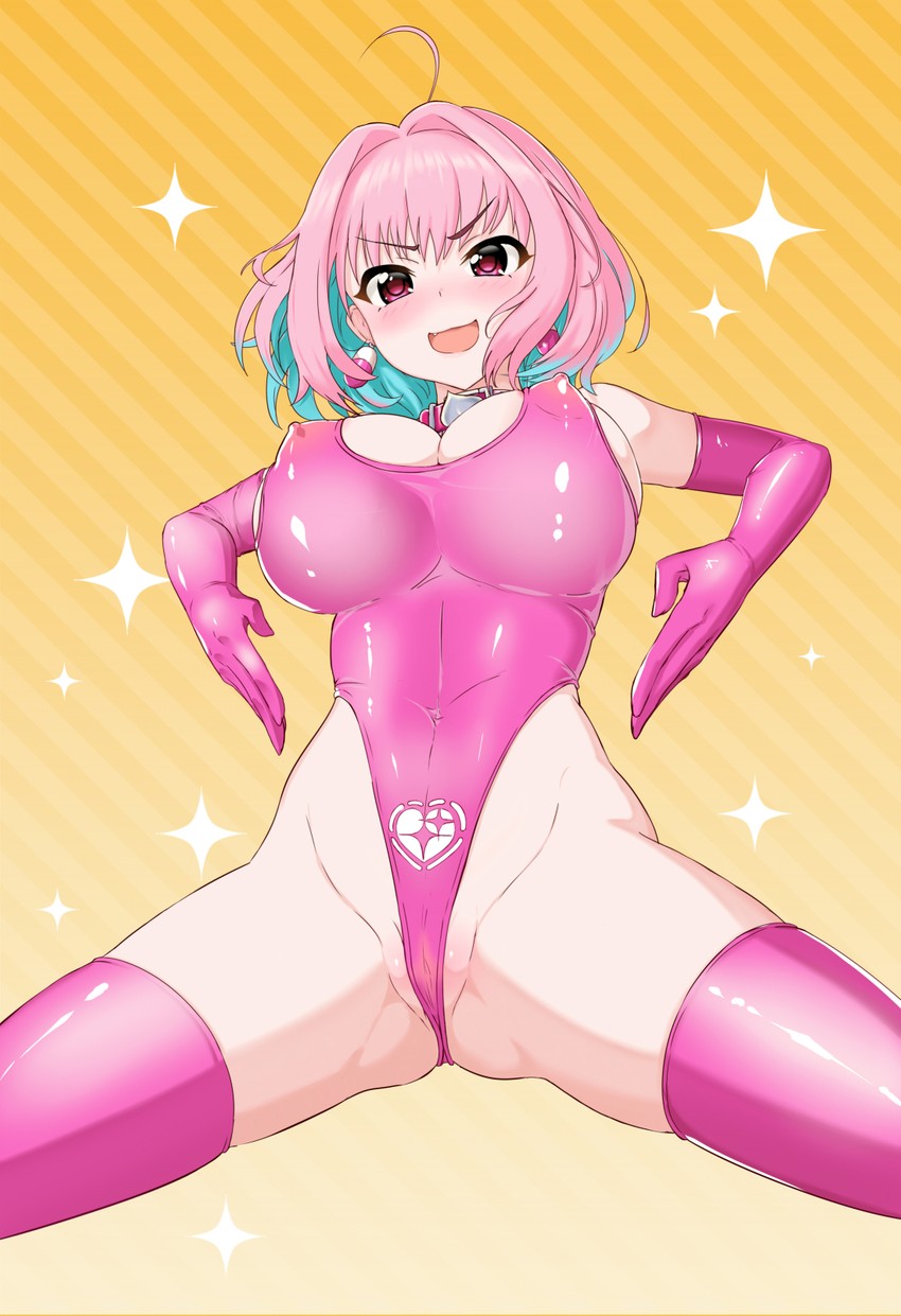 yumemi riamu (idolmaster and 1 more) drawn by gozaru