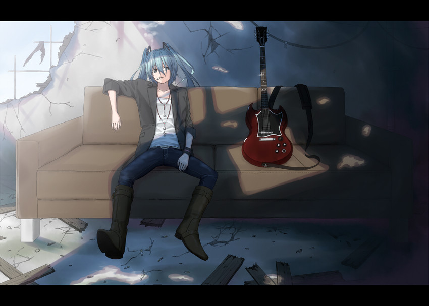 hatsune miku (vocaloid) drawn by nagareboshi